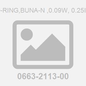 O-Ring,Buna-N ,0.09W, 0.25Id  
